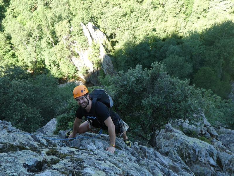 escalade grande voie casteil pyrenees orientales